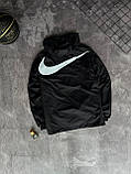 Чоловіча двостороння куртка вітровка Nike Jordan M2019 чорна, фото 9