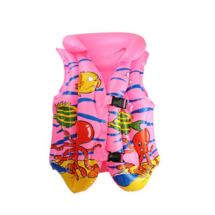 Дитячий надувний жилет Bambi BT-IG-0004(Pink) рожевий 46 см, розмір S , Toyman