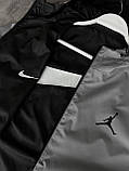 Чоловіча двостороння куртка вітровка Nike M2024 сіра  XL, XXL, фото 3