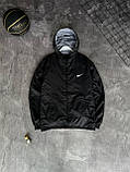 Чоловіча двостороння куртка вітровка Nike M2024 сіра  XL, XXL, фото 11