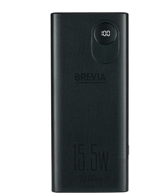 Повербанк Brevia 30000mAh 15.5W Li-Pol, LCD Power Bank