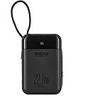 Повербанк Brevia 20000mAh 22.5W Type-C+Lightning Cable, Li-Pol, LCD Power Bank, фото 3