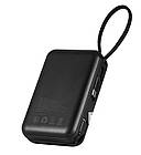 Повербанк Brevia 20000mAh 22.5W Type-C+Lightning Cable, Li-Pol, LCD Power Bank, фото 4
