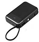 Повербанк Brevia 20000mAh 22.5W Type-C+Lightning Cable, Li-Pol, LCD Power Bank, фото 6