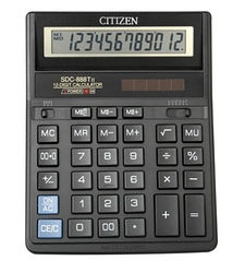 Калькулятор бухгалтерський Citizen SDС-888 T II 12-розрядний