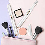 Тример для брів на обличчі з формувачем брів, гнучкою поворотною головкою, напрямною гребінцем та щіточкою для чищення, фото 5