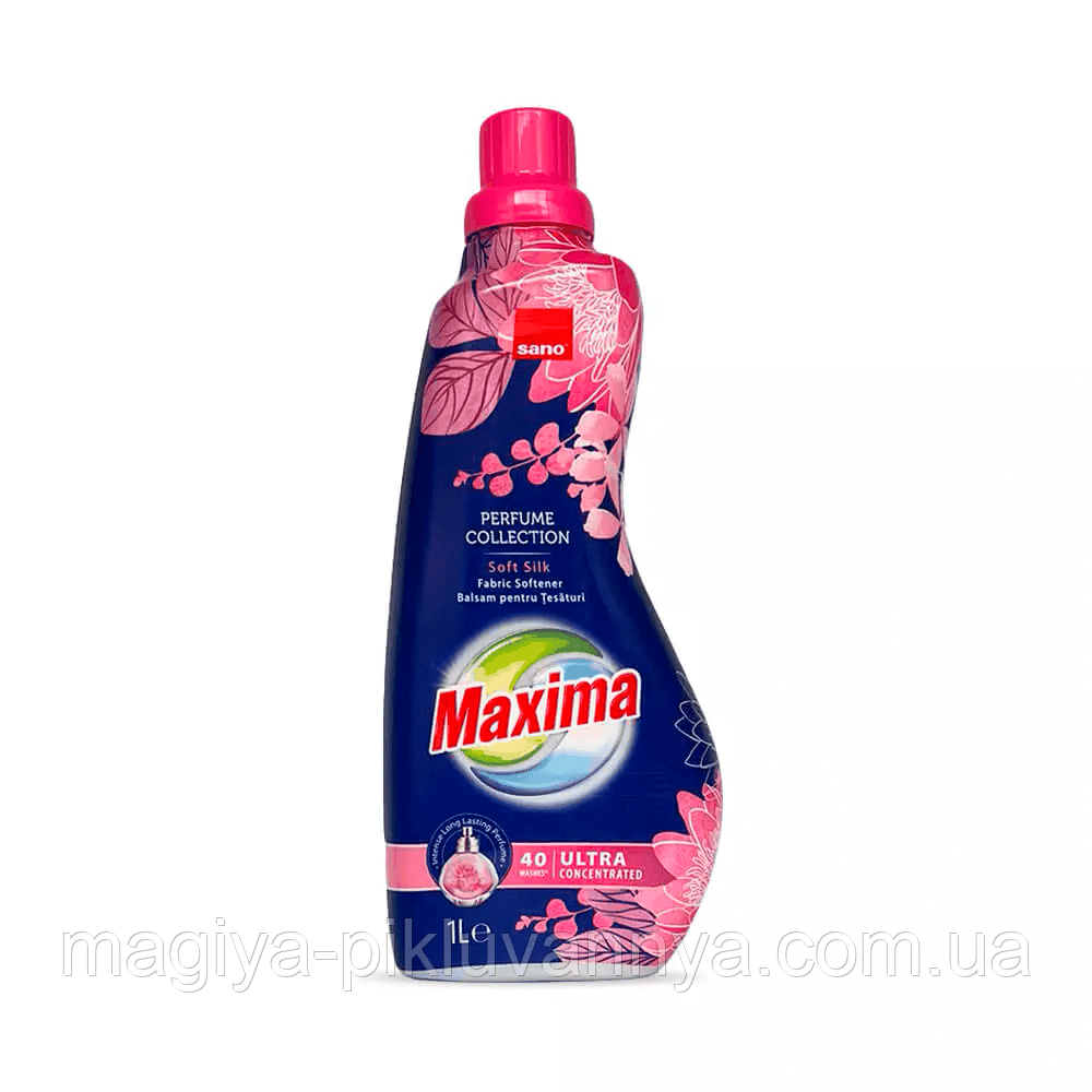 Суперконцентрований ополіскувач Maxima Softener Soft Silk, 1 л