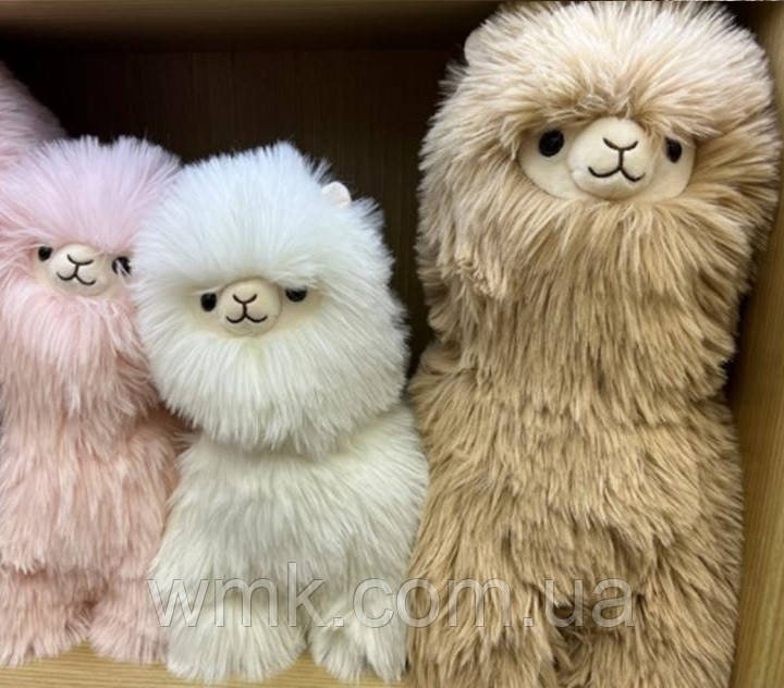 М'яка іграшка Лама   3кольори, 32*24см