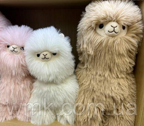 М'яка іграшка Лама   3кольори, 32*24см, фото 1