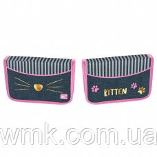 Пенал твердий одинарний два клапана YES НР-04  Kittycon 
 №533123