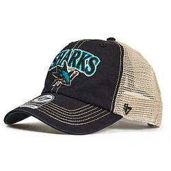 Кепка-тракер 47 Brand SAN JOSE SHARKS One Size Black/Sand/Turquoise/White H-TSCLA22LAP-VB