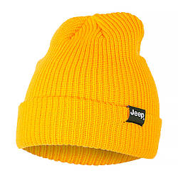 Чоловіча Шапка JEEP RIBBED TRICOT HAT WITH CUFF J22W Помаранчевий One size (O102600-Y247)