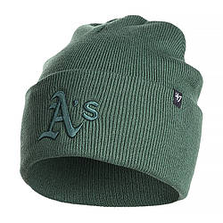 Шапка 47 Brand MLB OAKLAND ATHLETICS HAYMAKER Зелений One size (7dB-HYMKR18ACE-DGB One size)