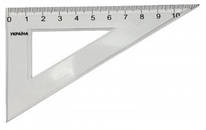 Трикутник 12 см пластиковий, Атлас, К-9043, 909703