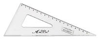 Трикутник 17 см прозорий пластиковий Атлас AS-0260, 900281