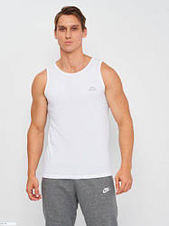 Майка Kappa Canotta Spalla Larga білий 2XL Чоловік K1325 Bianco-2XL