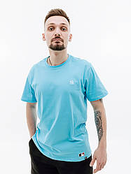 Чоловіча Футболка 47 Brand NEW YORK YANKEES BASE RUNNER Блакитний L (7d580762VD-FS L)