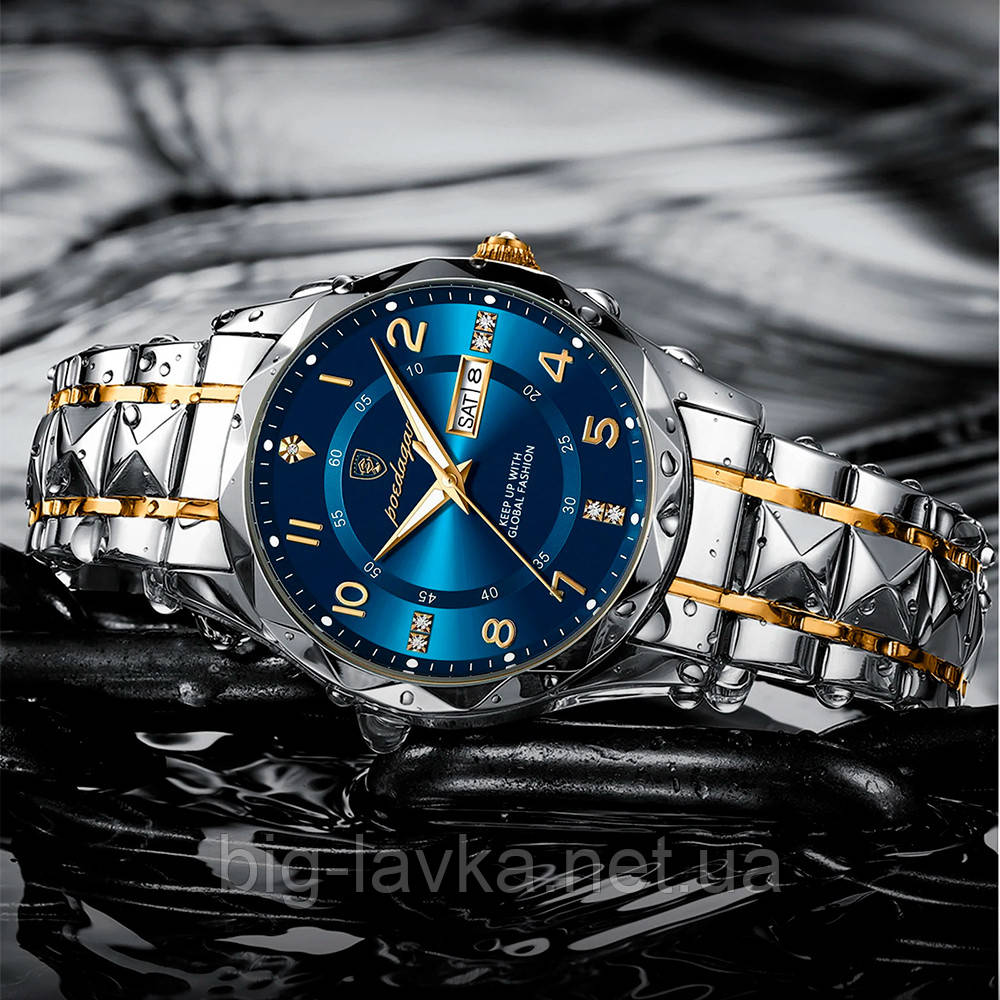 Чоловічий кварцовий годинник Poedagar Stava, фото 1