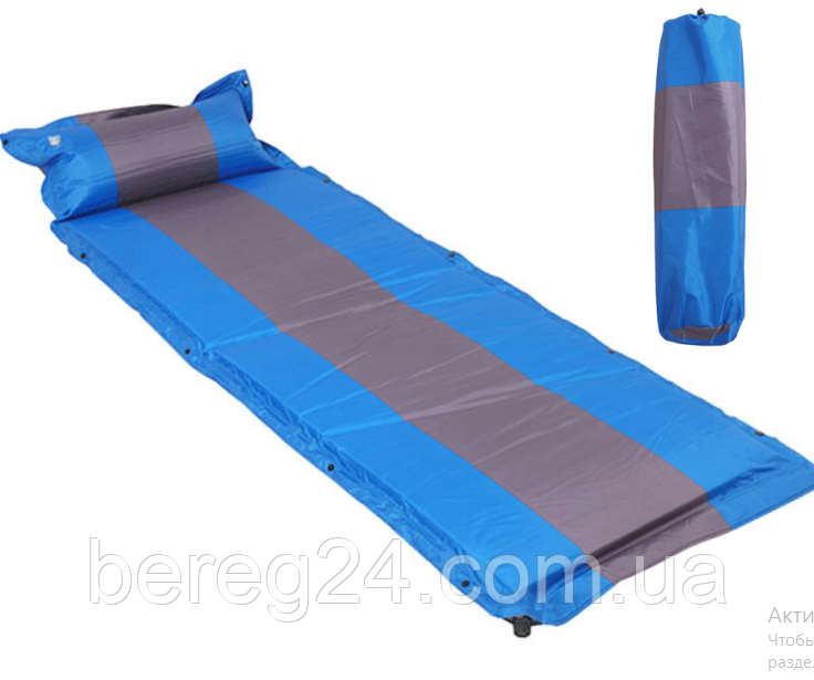 Килимок самонадувний з подушкою Титан 188 / 64/ 3 см