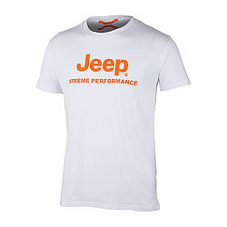Чоловіча Футболка JEEP T-SHIRT XTREME PERFORMANCE Print JX22A Білий S (O102629-W596 S)