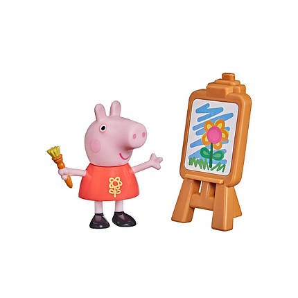 Фігурка Peppa серії "Веселі друзі" — ПЕППА З МОЛЬБЕРТОМ, фото 1