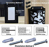 Декоративні ліхтарі WRalwaysLX з таймером, без полум'яні свічки для внутрішніх та зовнішніх настінних світильників, мерехтіння, фото 6