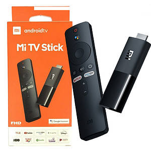Смарт ТВ приставка Xiaomi Mi TV Stick 1Gb/Full HD Андроїд ТВ бокс Медіаплеєр, чорний