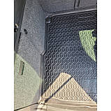 Килимок у багажник SKODA SuperB універсал (2008-2015) (AVTO-GUMM) пластик+гума, фото 5