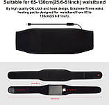 Бездротова нагрівальна подушка для болю в спині з 3 рівнями тепла, портативна грілка для нижньої частини спини, місячні судоми, фото 3