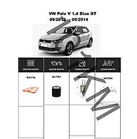 Комплект фільтрів VW Polo V 1.4 Blue GT (2012-2014) WIX