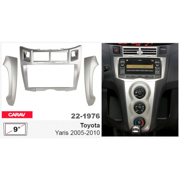 Перехідна рамка Carav Toyota Yaris (22-1976), фото 1