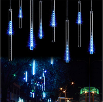 Гірлянда "Тануть бурульки" 80 см LED, колір -синій 3м