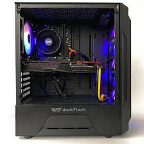 Ігровий ПК DarkFlash Leo Black/ Ryzen 5 4500/ 16 GB RAM/ 256 GB SSD + 500 GB HDD/ GeForce GTX 1070 8GB/ 700W, фото 4