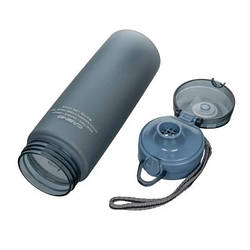 Пляшка для води Casno 650 мл KXN-1157 Сіра KXN-1157_Grey smart