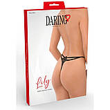 Трусики стрінги із сітки чорні "Lily" Daring Intimates (розмір S/M), фото 7
