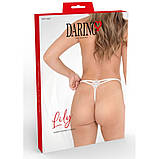 Трусики стрінги із сітки білі "Lily" Daring Intimates (розмір S/M), фото 6