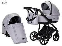 Детская коляска 2 в 1 Angelina Fibi серый (ткань)