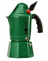 Гейзерна кавоварка Bialetti Break Alpina на 3 порції 150 мл для приготування кави з алюмінію moka для газової плити побутова