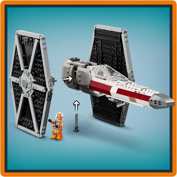 Конструктор LEGO Star Wars Збірний пакет Винищувач TIE і Корабель X-wing – 1063 деталі