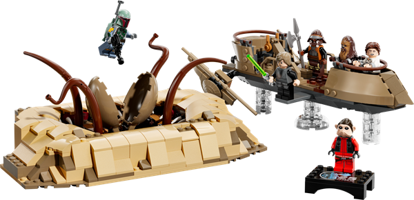 Конструктор LEGO Star Wars Пустельний скіф та яма Сарлакка – 558 деталей, фото 1