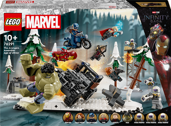 Конструктор LEGO Marvel Месники Ера Альтрона 613 деталей