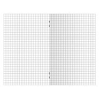 Блокнот А6 48 арк скоба клітинка картон Асорті, фото 2