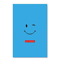 Блокнот А6 48 арк скоба клітинка картон Асорті, фото 4