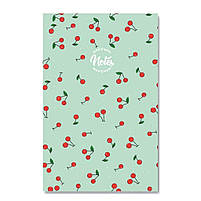 Блокнот А6 48 арк скоба клітинка картон Асорті, фото 5