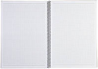 Зошит А4 80 арк спіраль клітинка пластик обкл Радуга Асорті, фото 10