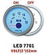 LED 7701 Тюнінговий автомобільний прилад Ket Gauge вольтметр, фото 4