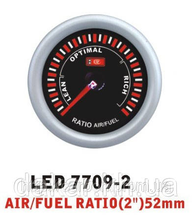 LED 7709-2 Тюнинговый автомобильный прибор Ket Gauge экономайзер Air Fuel состав смеси - фото 4 - id-p30042032