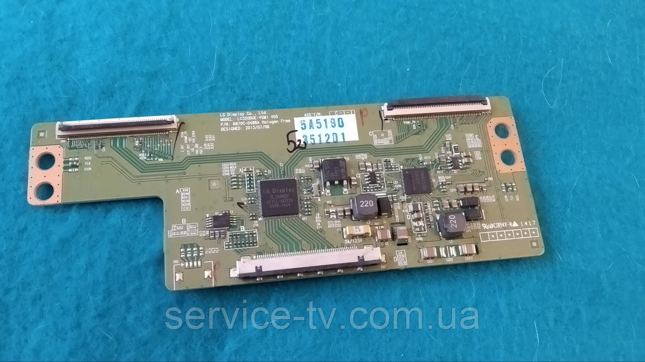 Плата Tcon 6870C-0488A от телевизора LG 32LB570V, фото 1