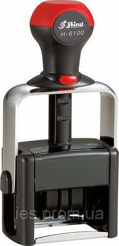 Датер металлический Shiny, автоматический с полем 41х24мм, Н-6100 (ID ...