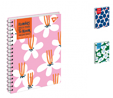 Зошит А-5 80арк. YES картон. обкл., спіраль 151969-151974 mix, фото 2